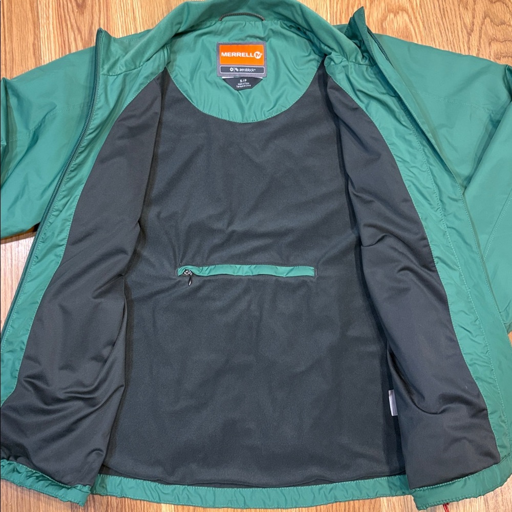 Women’s Merrell Aeroblock jacket, Kelly Green, Size Small - Picture 5 of 7